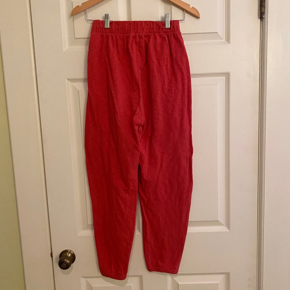 Free People Washed Red Track Pants & Joggers Set - Picture 7 of 10